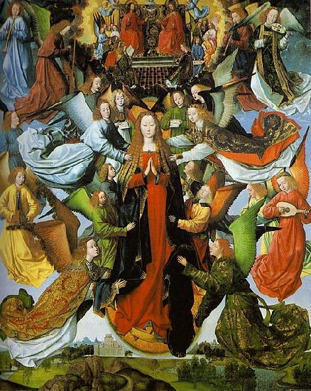 Master of the Legend of St. Lucy Mary, Queen of Heaven China oil painting art